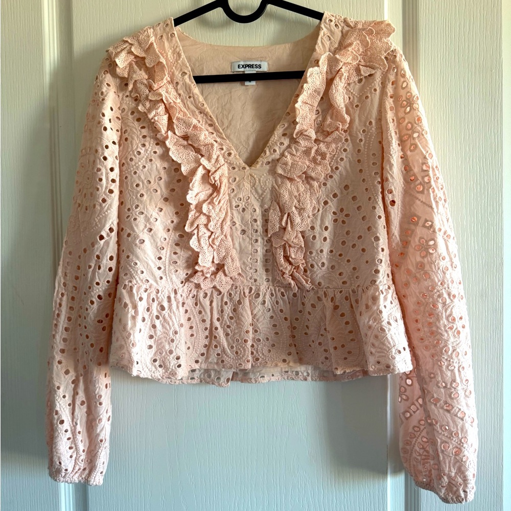 EXPRESS light pink blouse